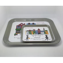 (BC-TM1018) Hot-Sell High Quality Reusable Melamine Serving Tray